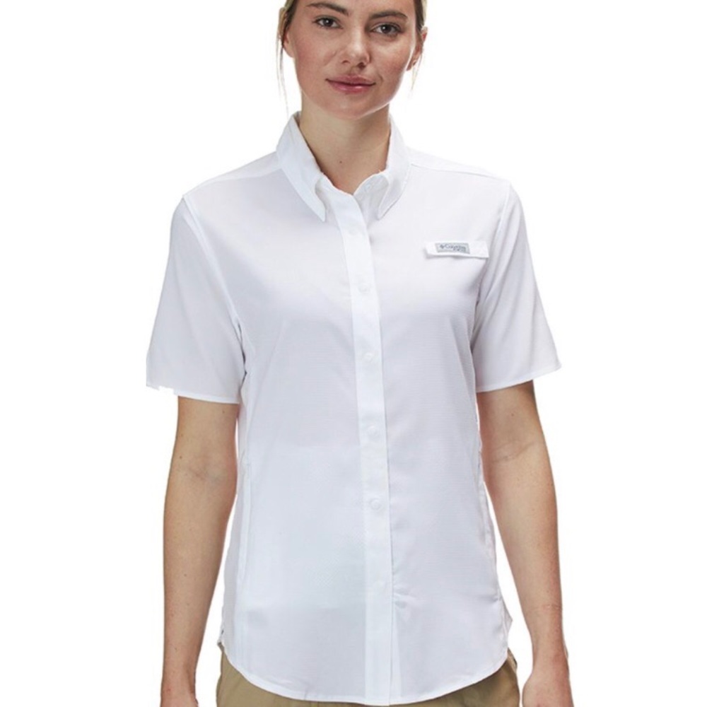 Columbia Shirt Never Worn White Tamiami II PFG